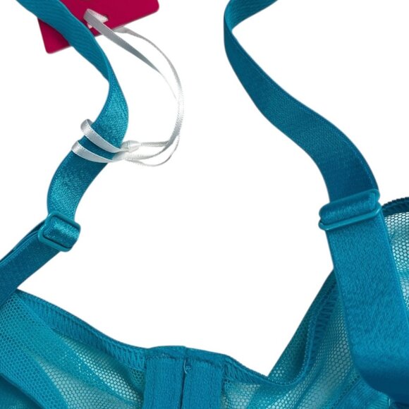 Curvy Kate Victory Balcony Underwire Bra Turquoise Size 32G NWT - Picture 8 of 16